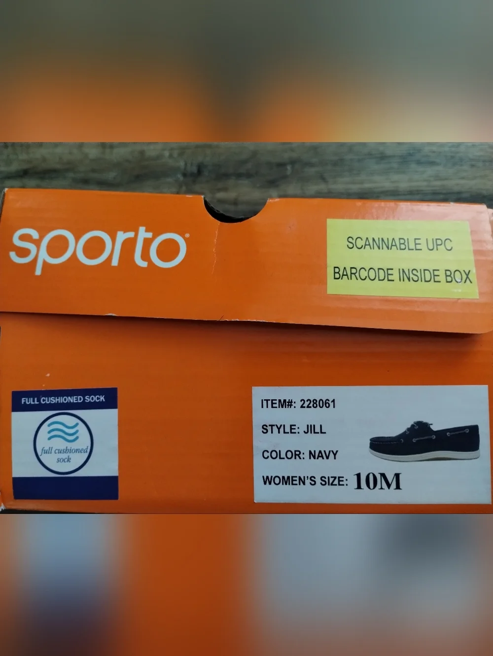 Sporto Women’s Navy Canvas Boat Shoes - Picture 5 of 7